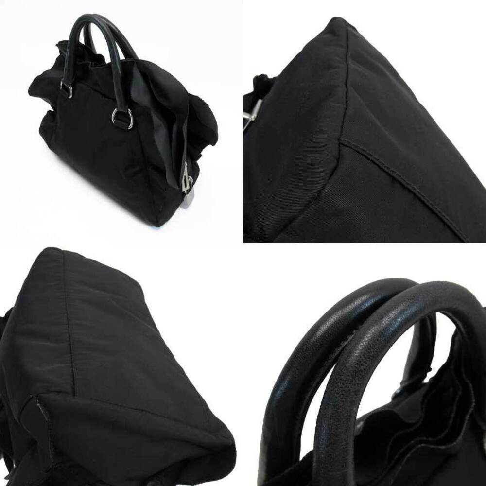 Prada Leather Nero Handbag Black